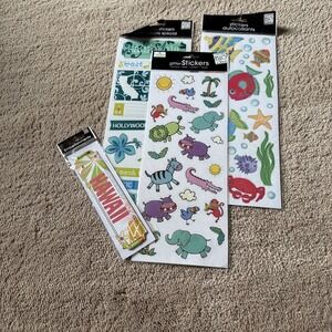 Lot of Travel/Ocean/Animal Scrapbook Stickers & Embellishments Me & My Big Idea